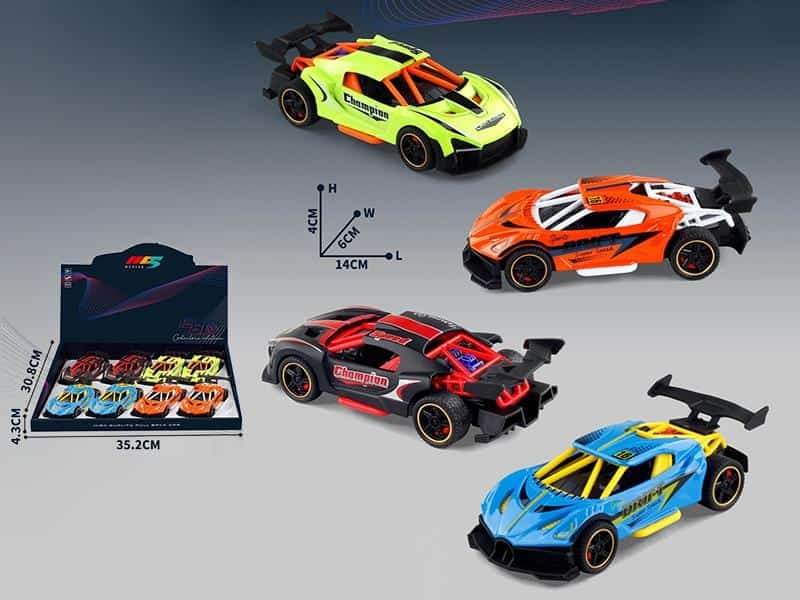 1:32 Alloy Sports Cars 8pcs
