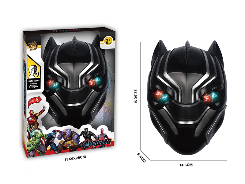 Black Panther Mask With Lights