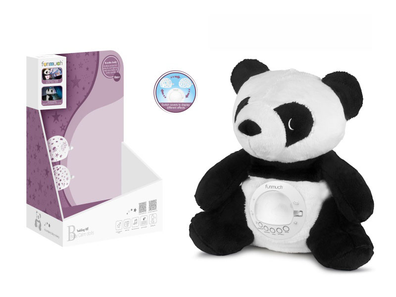 Soothing Nap Night Light & Projection Doll (Panda)