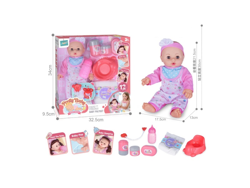 14-Inch Hollow Doll With 12-Tone Ic