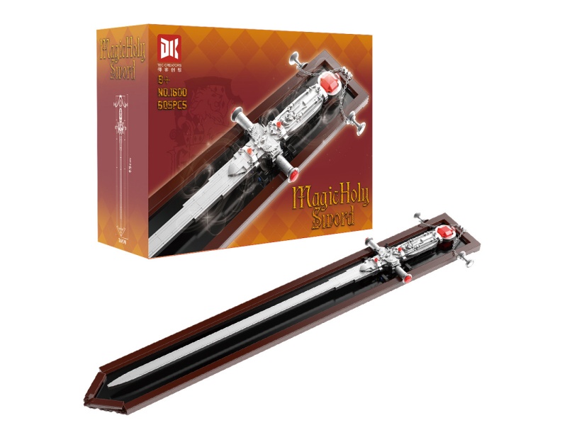 605 Pieces + Magic Holy Sword Building Block Puzzle Assembly Toys