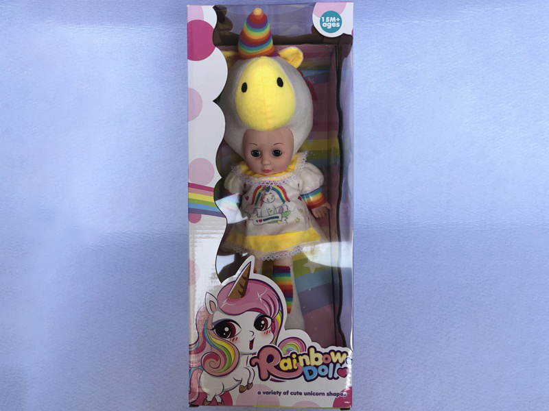 16-Inch Music White Unicorn (Windowed Color Box)