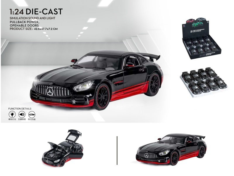 1:24 Mercedes-Benz Gtr Darth Vader Special Edition