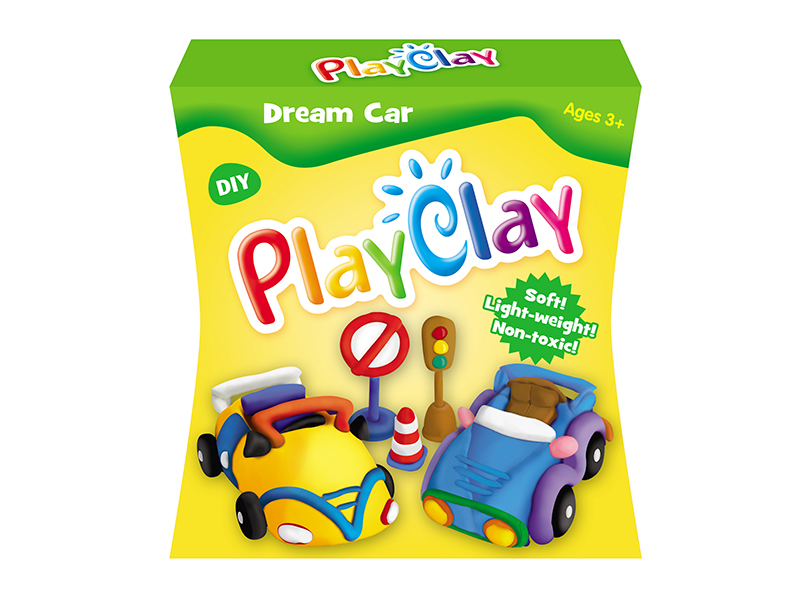 6 Colors Clay DIY Dream Car Set