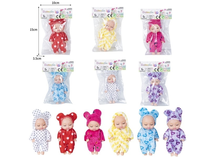 4-Inch Full-Body Sleeping Doll