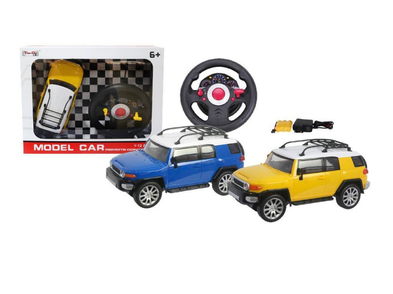 1:12 Four-Way Simulation Toyota Fj Remote Control Car With Lights And No. 6 Steering Wheel