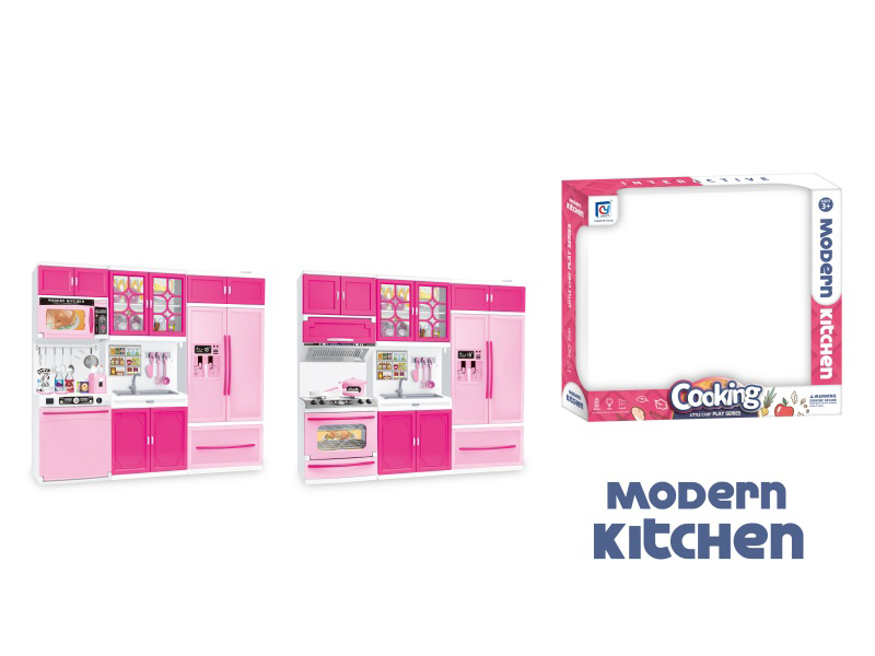 Pink Solid Color Kitchen And Kitchenware Set (2 Pieces Mixed)