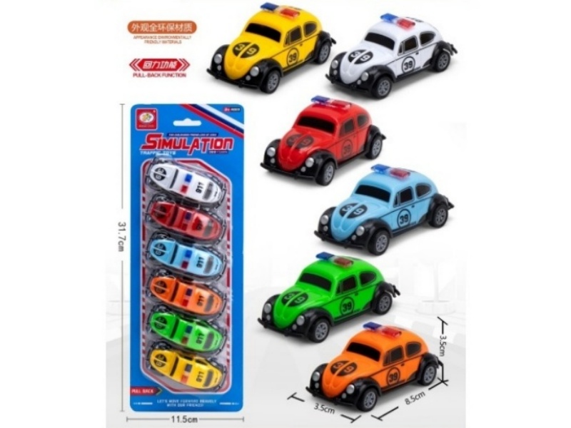 Huili Little Beetle Police Car (Exterior Made Of All Eco-Friendly Materials)