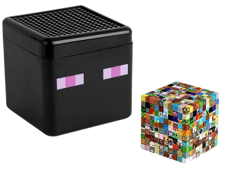 200pcs Magnetic Cube Building Blocks +10pcs Dolls