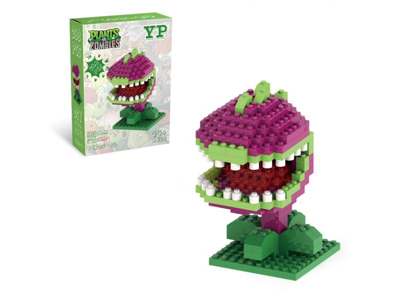 Plants Vs. Zombies - Man-Eating Flower Building Blocks 268PCS