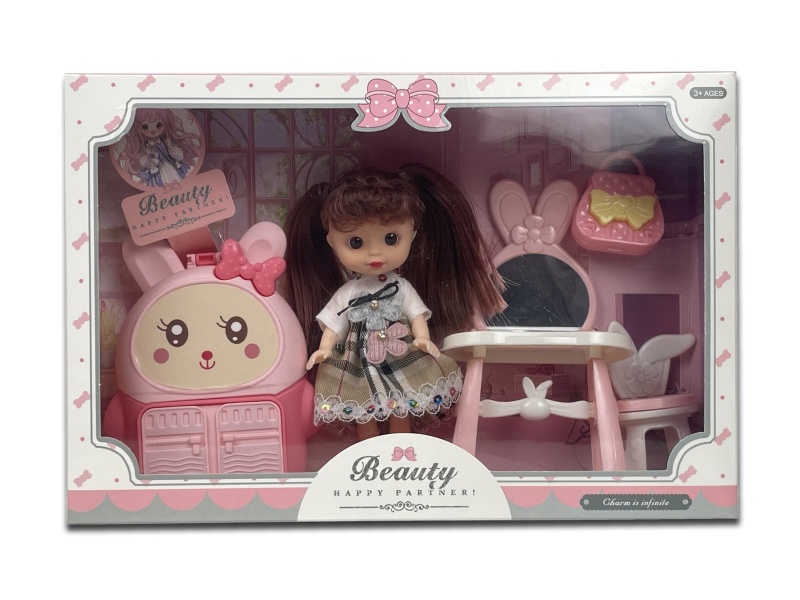 A 6-Inch Girl Playing House