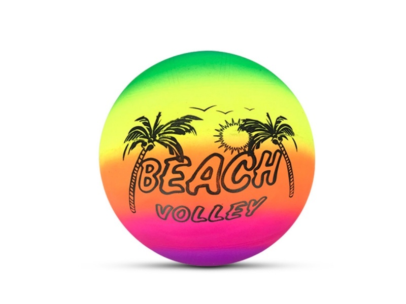 9-Inch Rainbow Inflatable Ball