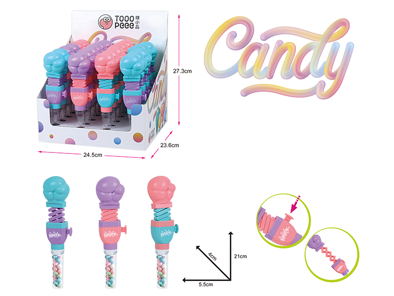 Telescopic Fist Candy Toys 24pcs
