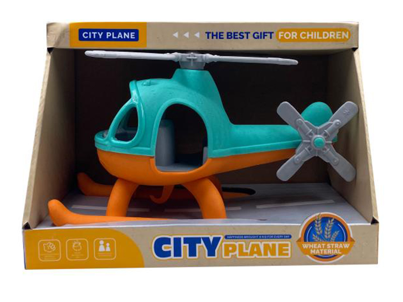 Straw Material Helicopter