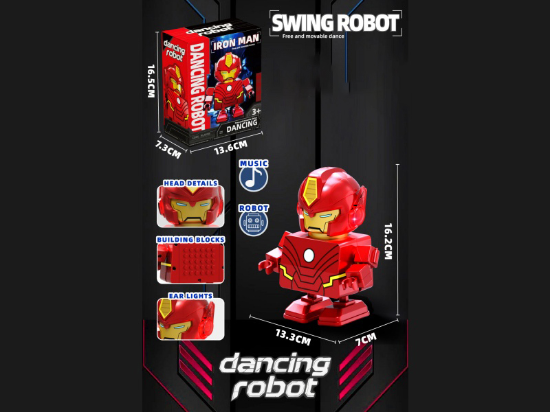 Electric Dancing And Swinging Robot (Iron Man)