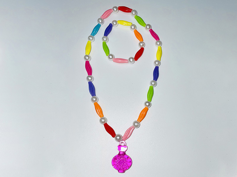 Beaded Necklace + Bracelet