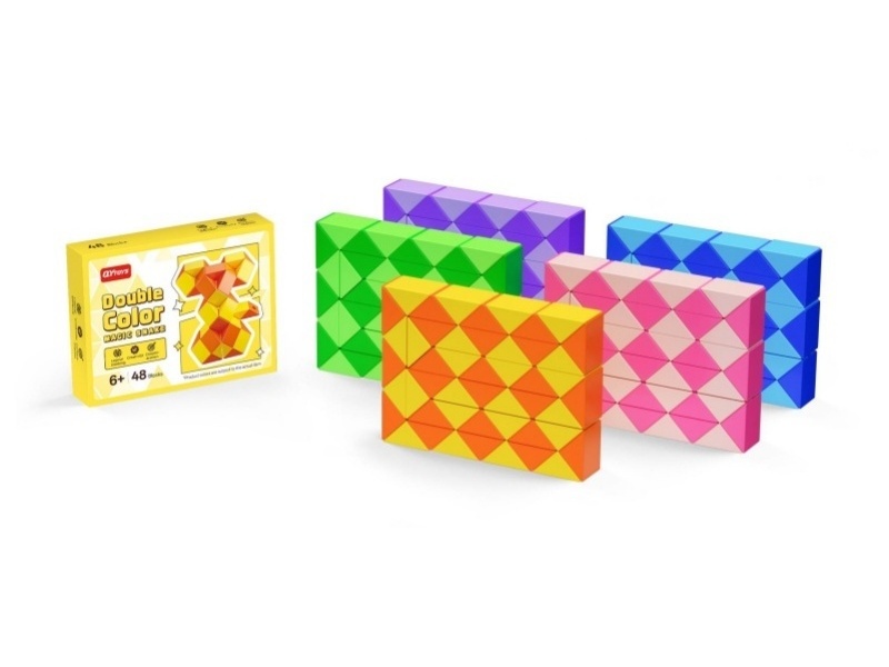48-segment double-color magic ruler