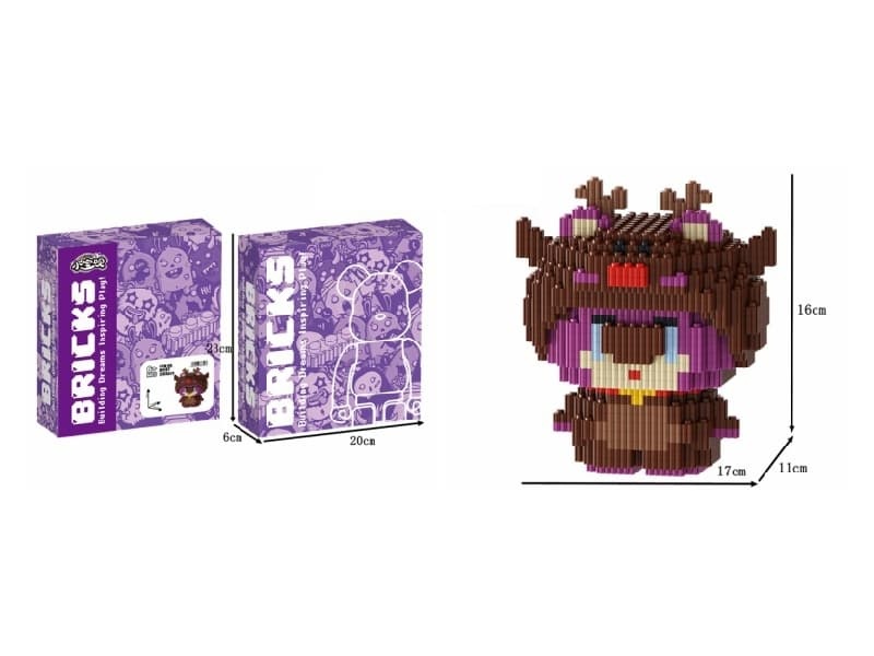 Christmas Tree Bear Building Blocks 1152Pcs