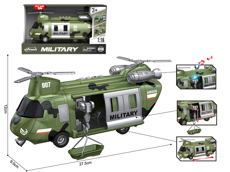 1:16 Friction Transport Aircraft(Light And Sound)