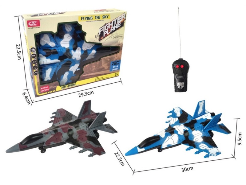 2-Channel  Remote Control Warplane With Light And  Music