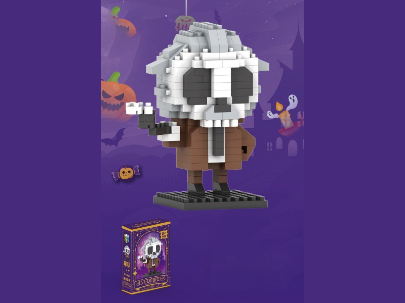 Halloween Series Skull Stan Building Blocks 233PCS