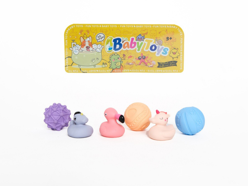 Vinyl Animal Clutch Set With Bb Whistle