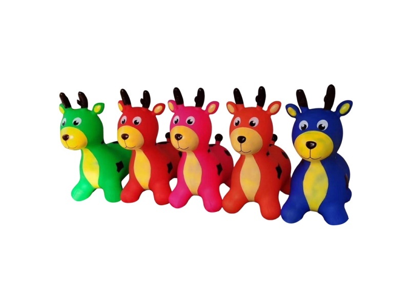 Inflatable Painted Deer With Flash Music