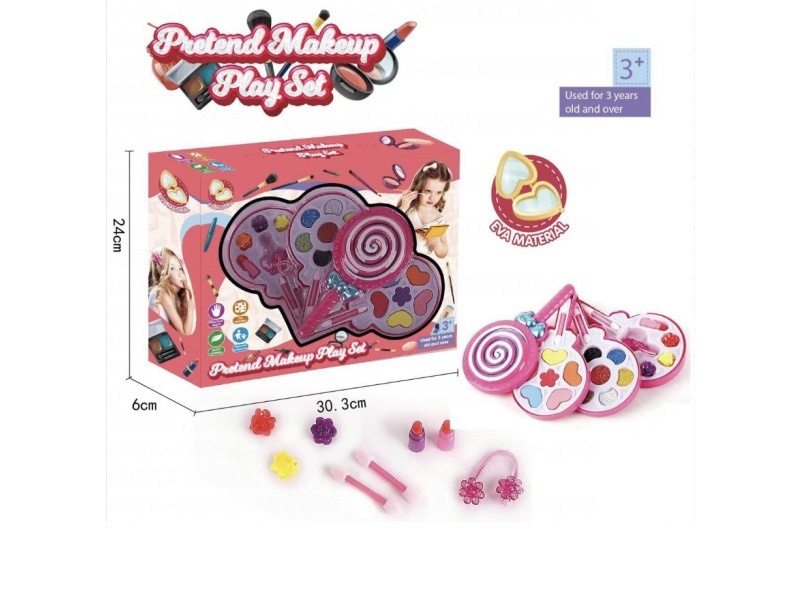 Lollipop four-layer children's makeup, accessories and toys