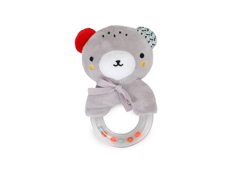 Baby Comfort Bear Plush Hand-Cranked Ring