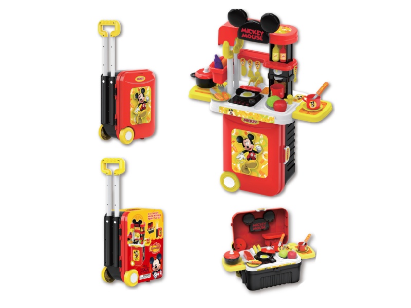 Mickey Series 3-In-1 Kitchenware Toy Suitcase