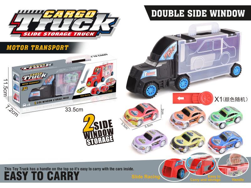 Black Container Hand-Held Cart