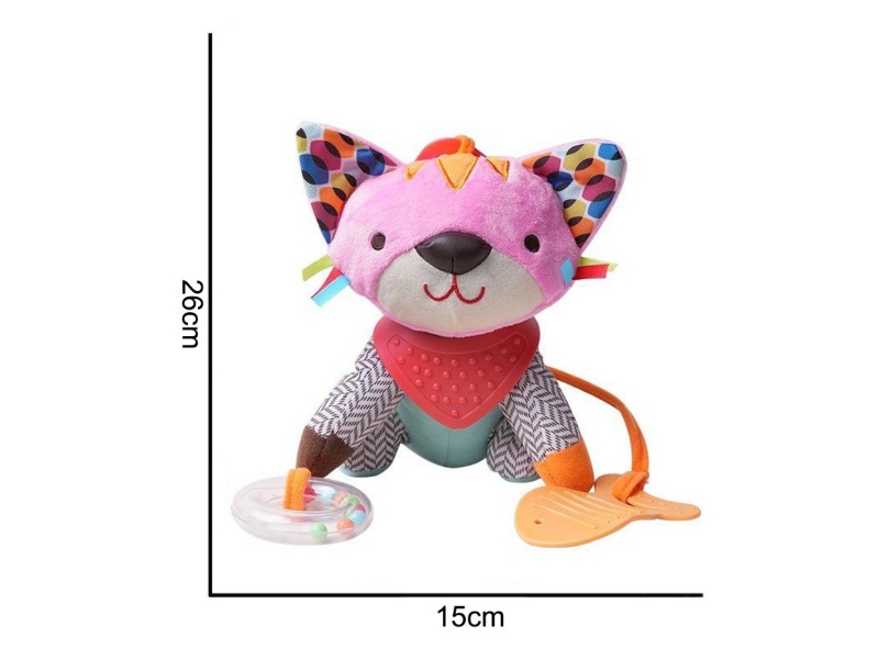 Plush Red Fox Large Pendant Baby Comfort Plush Animal Toy