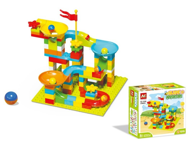 179 Pieces Slide Block Building Blocks