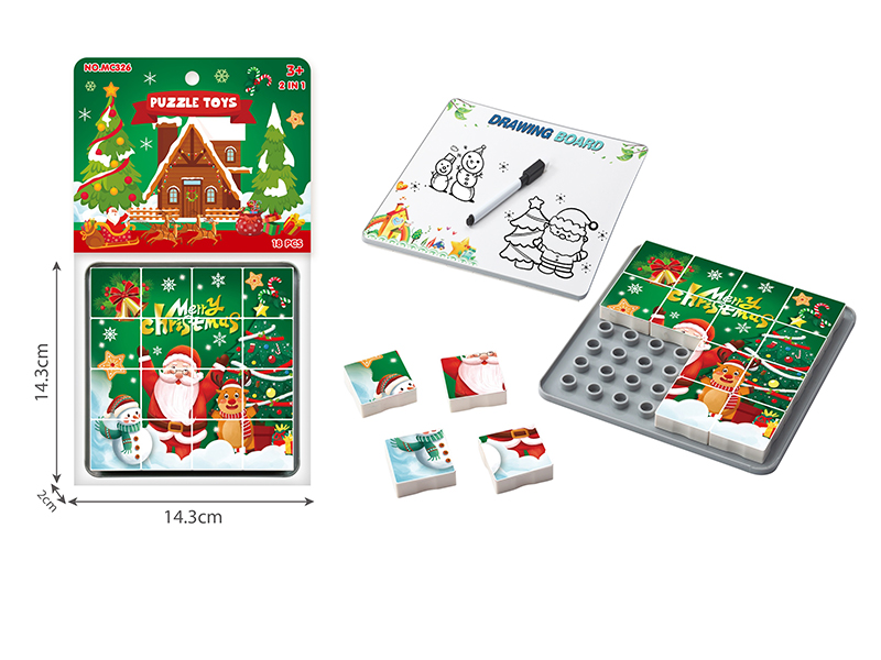 Christmas Puzzle Toy Drawing Board