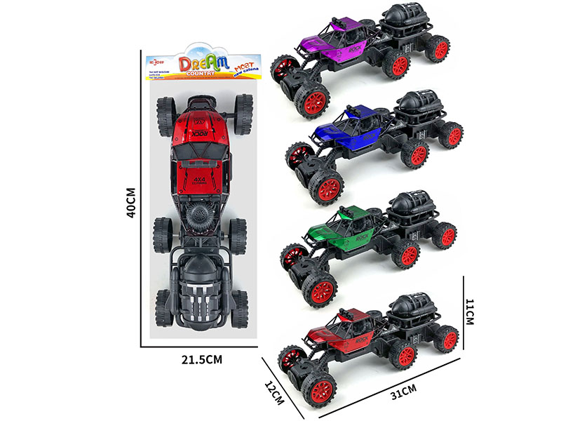 Slide 6 Wheel Climbing Vehicle