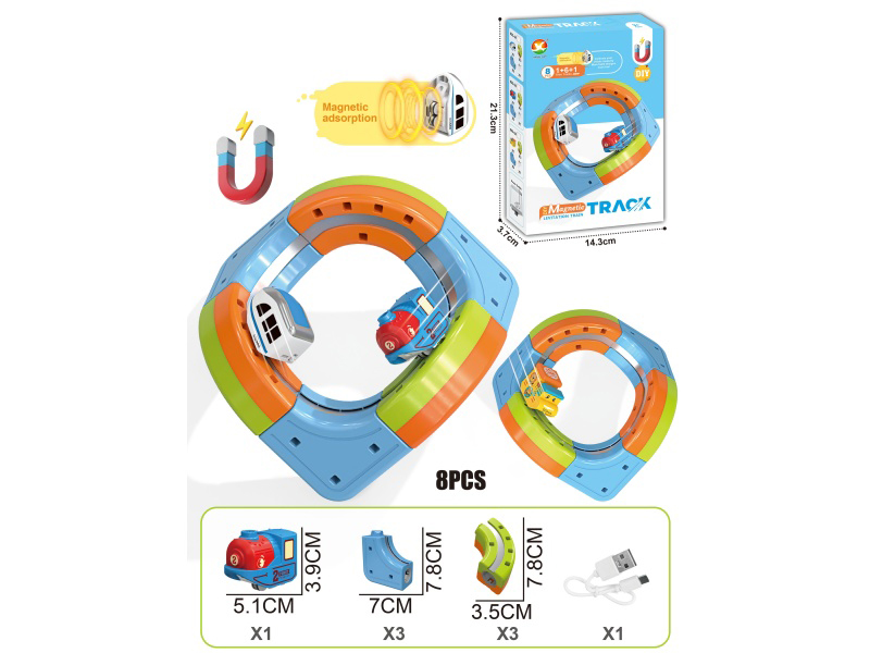 DIY Magnetic Levitation Track Toys 8pcs