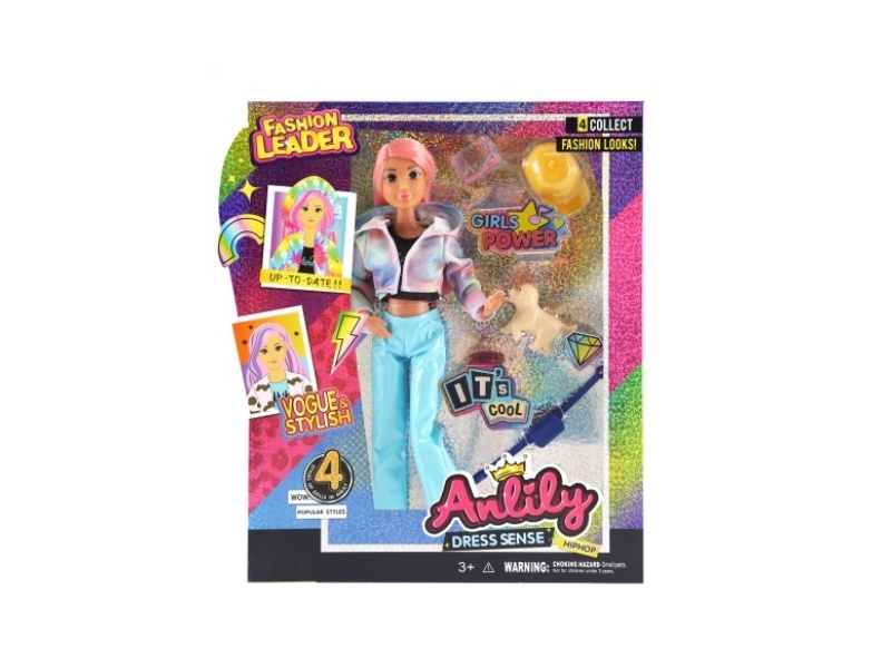 11.5-Inch Solid Doll (Brown Skin Color)