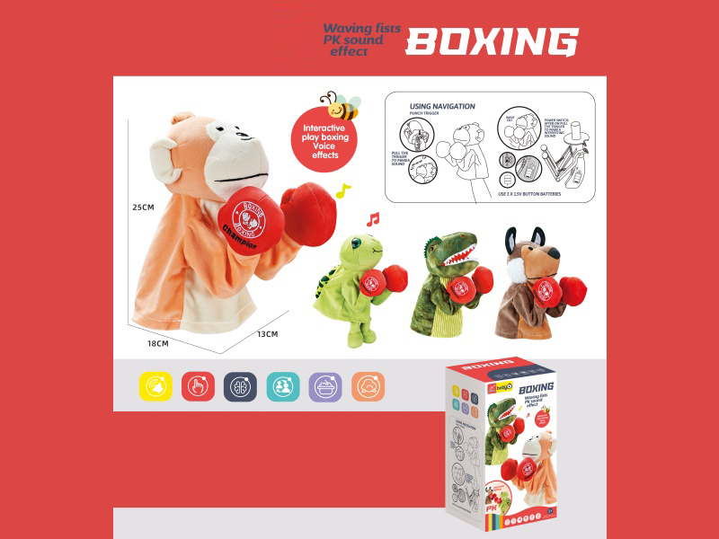 Plush Monkey Boxing Doll