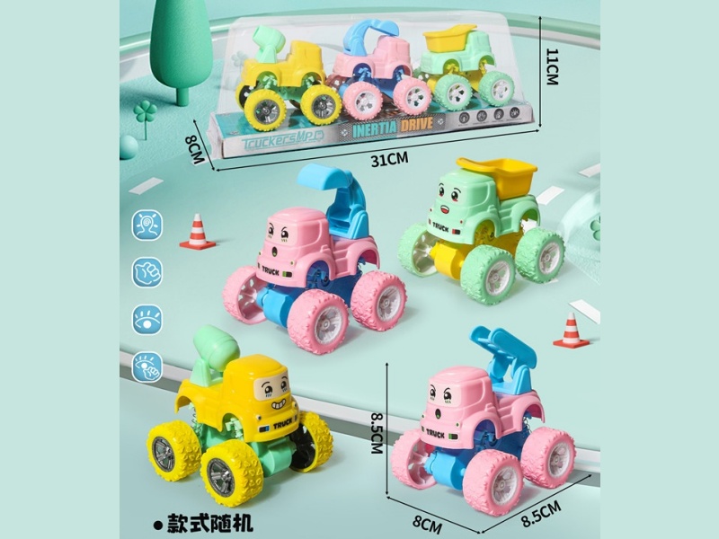 Cartoon Inertia 3-Piece Set