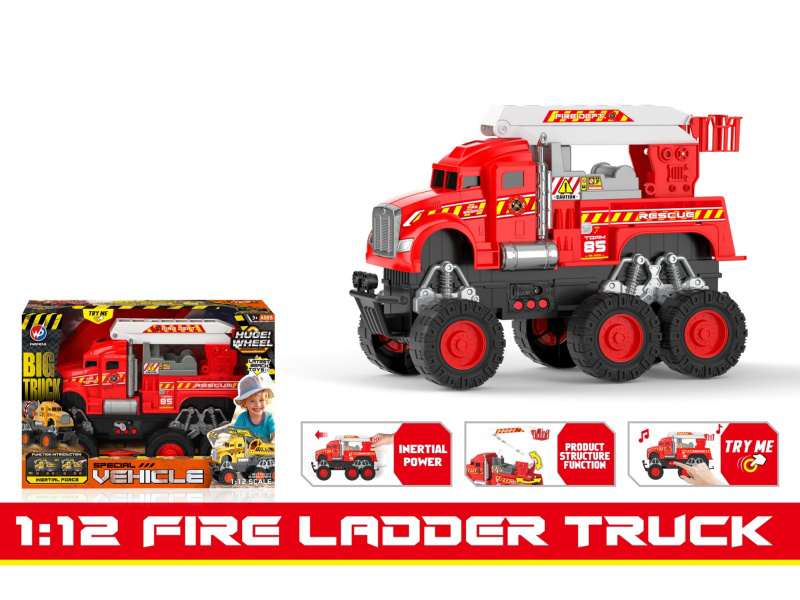 1:126 *6 Engineering Fire Ladder Truck [Sound, Light And Music]