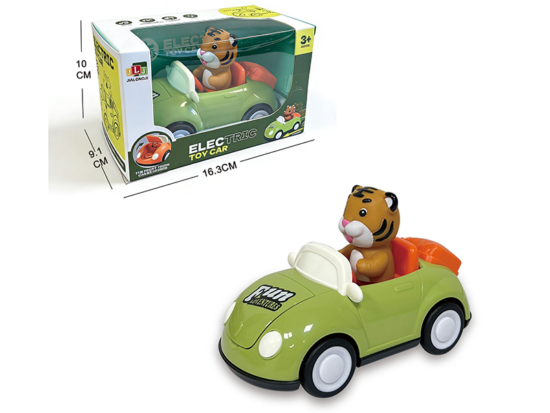 Vinyl Tiger Friction Car With Music