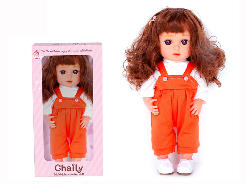 36CM Soft Glue Reborn Baby Doll(Machine Hair Transplant)With Shoes