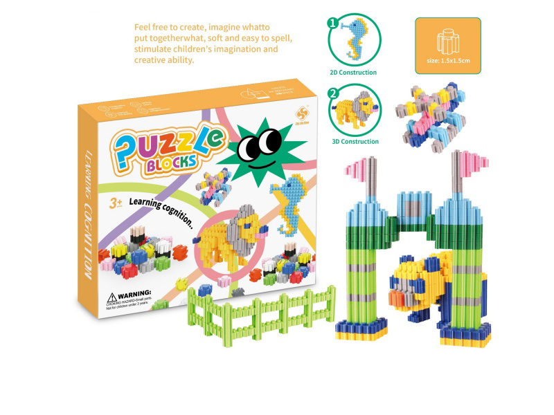 Approximately 200 Pieces Of Diamond Building Blocks