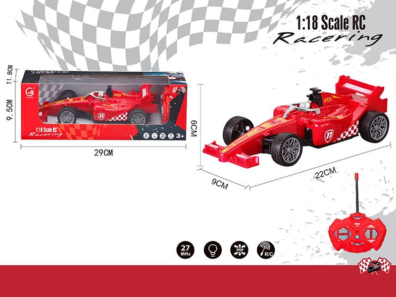 1:18 4CH R/C F1 Racing Car With Lights