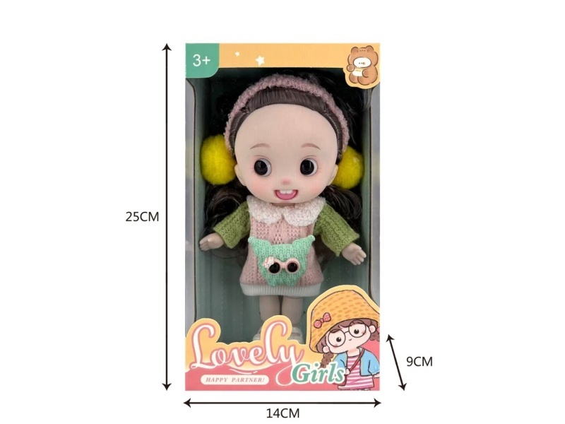 22Cm 3D Real Eye Fun Doll