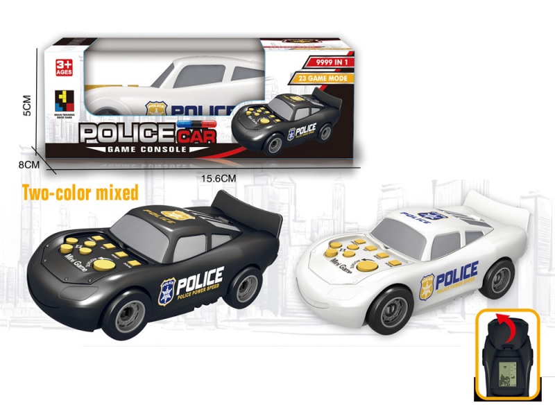 Police Car Game Console 2 Colors Mixed, No Electricity