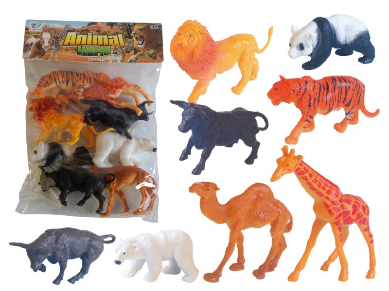 Pvc Simulation Animal 8Pcs