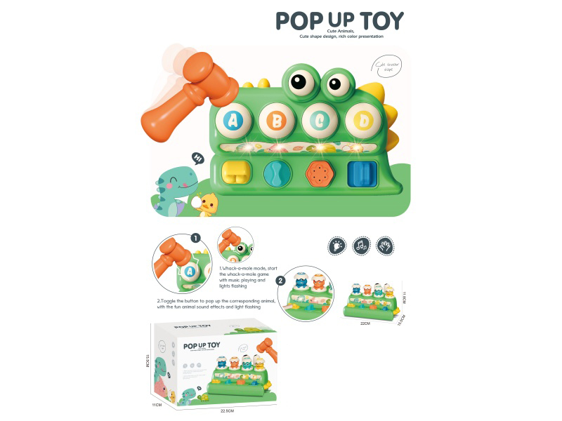 Dinosaur Unlock Hammer Music (Sound And Light)