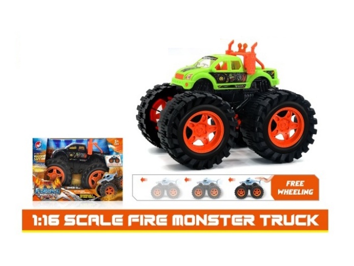 1:16 Hot Wheels Dinosaur Pickup Truck Inertia Vehicle