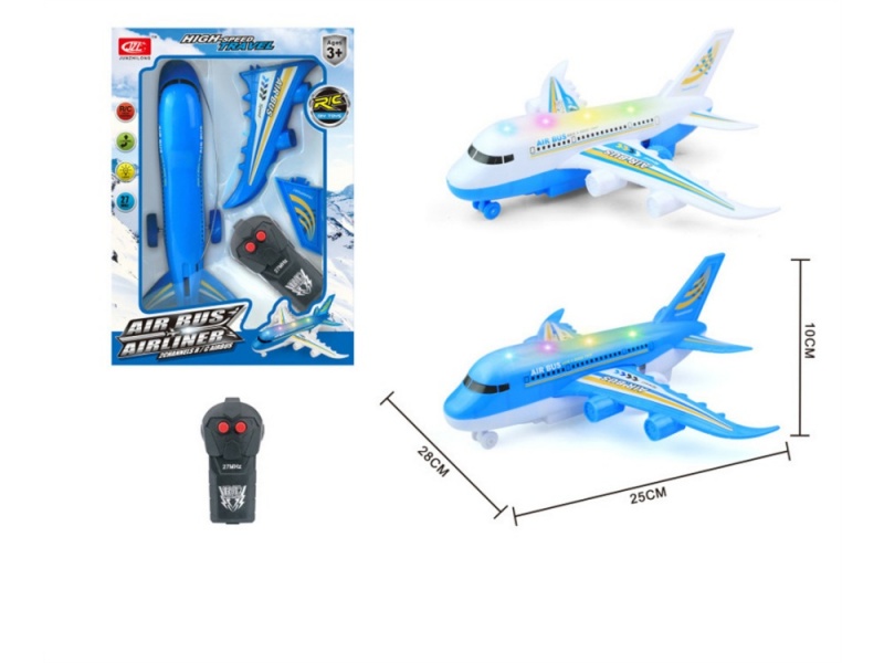 2-Channel RC Aeroplane With 3D Colorful Lights